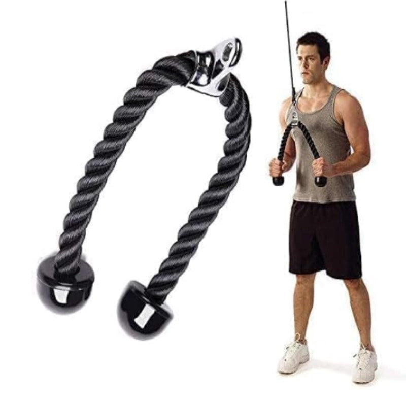 Triceps Rope Heavy Duty Long Handle Nylon Rope