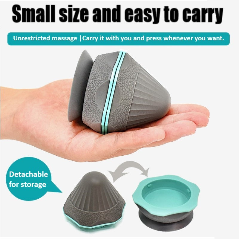 1pc Muscle Massage Ball, Back Arm And Foot Massager ,Relaxation Massage Cone Portable Muscle Release Massager with suction cup