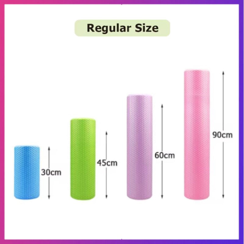 30/45/60/90CM Yoga Foam Roller/ High-density EVA Muscle Roller Self Massage Tool /Solid EVA Yoga column