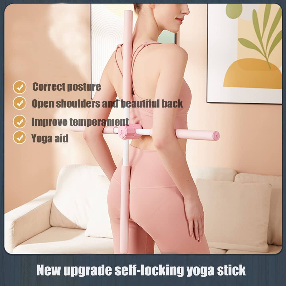 Posture Corrector, yoga sticks for posture,  Retractable Design Back Support Posture Corrector