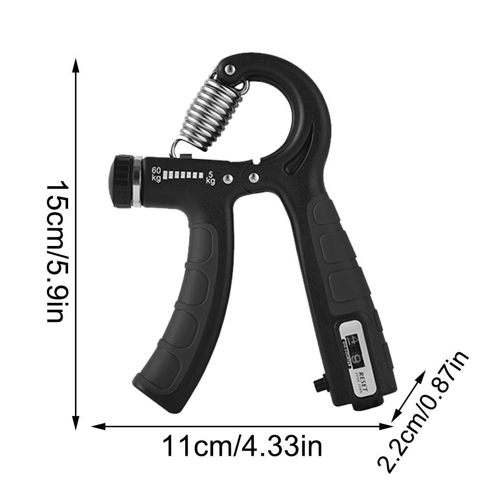 5-60kg Adjustable Hand Grip Strengthener with Counter