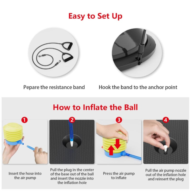 46cm Size Mini Bosu Massage Balance Ball