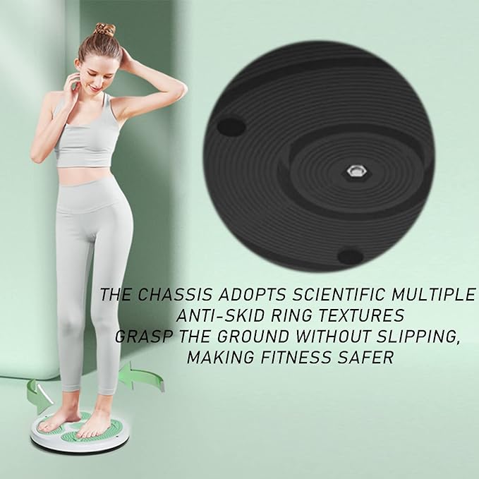 3D Massage Disc For Women's Abdominal Exercise With Magnetic Therapy, Waist-Twisting/Twisting Disk Magnetic Therapy Fitness Equipment Magnet Massage Waist Plate Fitness Equipment