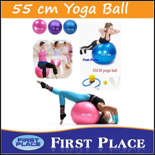 55 cm Anti-burst Gym ball/Yoga ball with pump