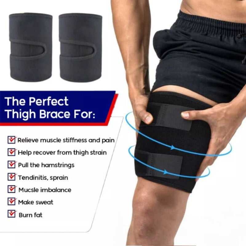 1Pair Thigh Trimmer Belt/ Thigh Support /Sleeve Support /Quad Hamstring Wrap/Compression Thigh Sleeve Hamstring Support Brace Sport Belt Upper Leg Pain