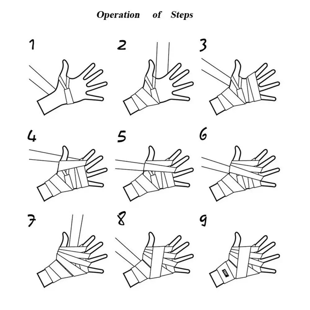 3m/5m Breathable Boxing Hand Wrap Fabric Handguard Unisex Cotton Sports Strap Boxing Bandage Muay Thai Hand Wraps