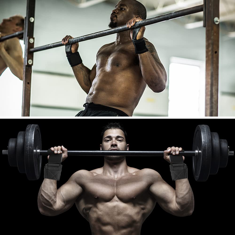 2pcs Weight Lifting Hook Grips with Wrist Straps, Hand Bar, Fitness Wrist Strap, Weight Strap, Power Lifting Gloves/Kettlebell wrist guards