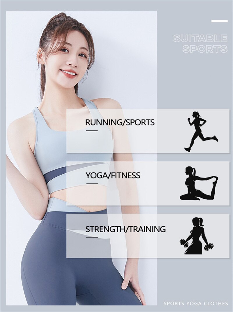 Splicing Design with Two Colors Sportswear (Bra+Pant) for Women/Gym Wear/Sports Bra and short Pant/Short Set