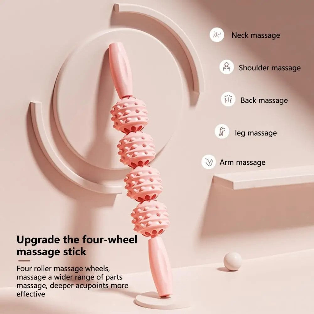 Massage Roller Stick Muscle Relaxer for Yoga Sports Fitness Equipment