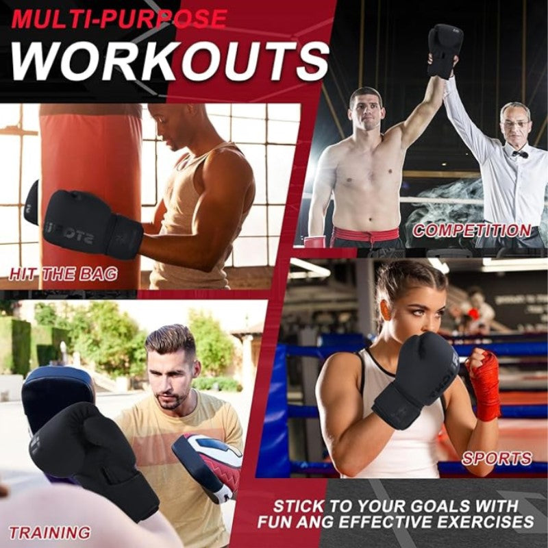 Boxing Gloves for Men Women, Sparring Training Punching MMA Kickboxing Boxing Gloves