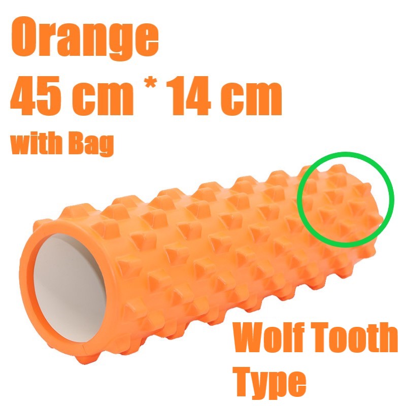45cmx 14 cm Hollow Wolf Tooth Yoga Column / EVA Foam Roller
