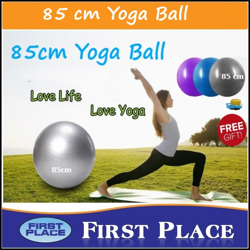 85 cm Anti-burst Gym Ball/Yoga ball with pump