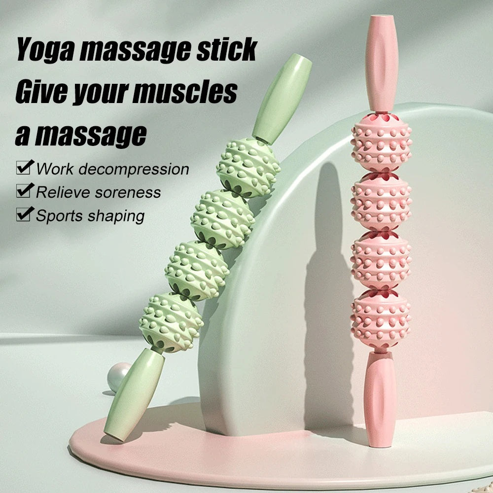 Massage Roller Stick Muscle Relaxer for Yoga Sports Fitness Equipment