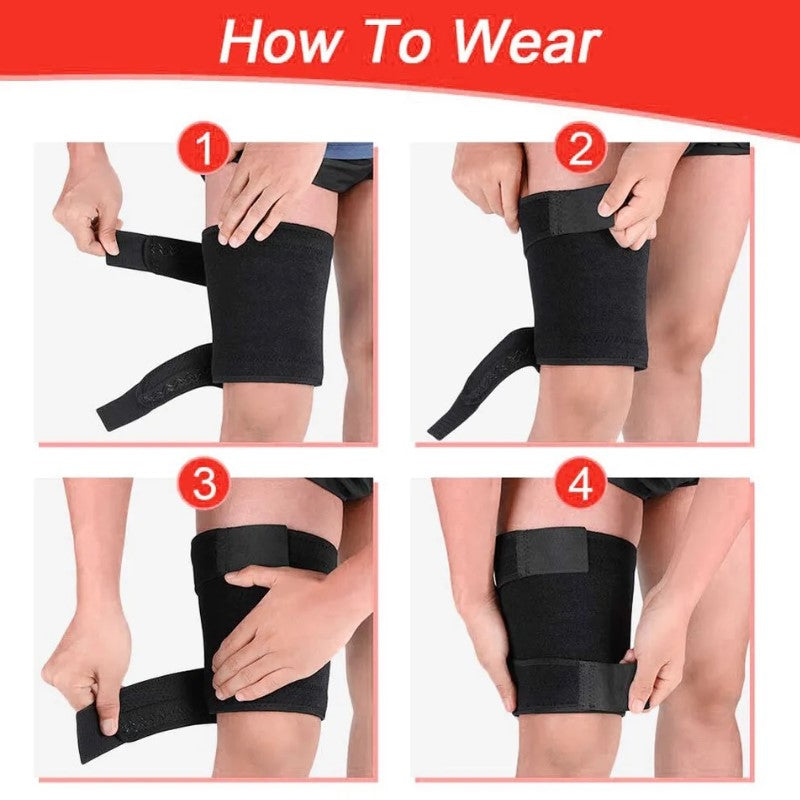 1Pair Thigh Trimmer Belt/ Thigh Support /Sleeve Support /Quad Hamstring Wrap/Compression Thigh Sleeve Hamstring Support Brace Sport Belt Upper Leg Pain