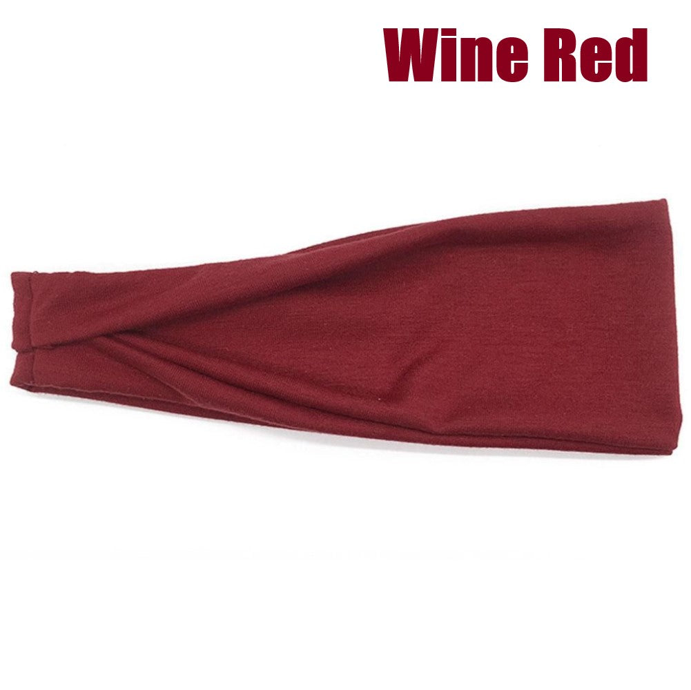 Athletic Outdoor Gym Accessories Elastic Running Hair Band Yoga Headband Sport Sweatband Fitness Bandage