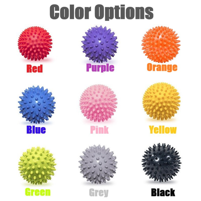 PVC Material Massage Ball With Spikes/Targeting Trigger Points During Sports And Fitness/Relieves Hand/Foot Pain