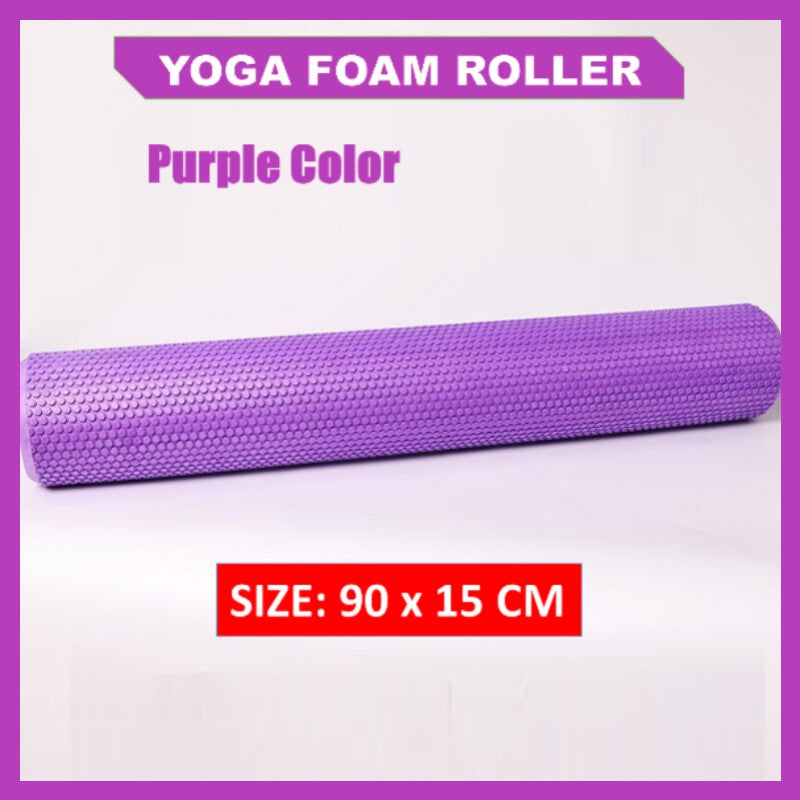 30/45/60/90CM Yoga Foam Roller/ High-density EVA Muscle Roller Self Massage Tool /Solid EVA Yoga column