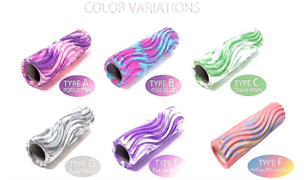 45cm x 14cm Gradient Wave Yoga Column/ EVA Foam Roller