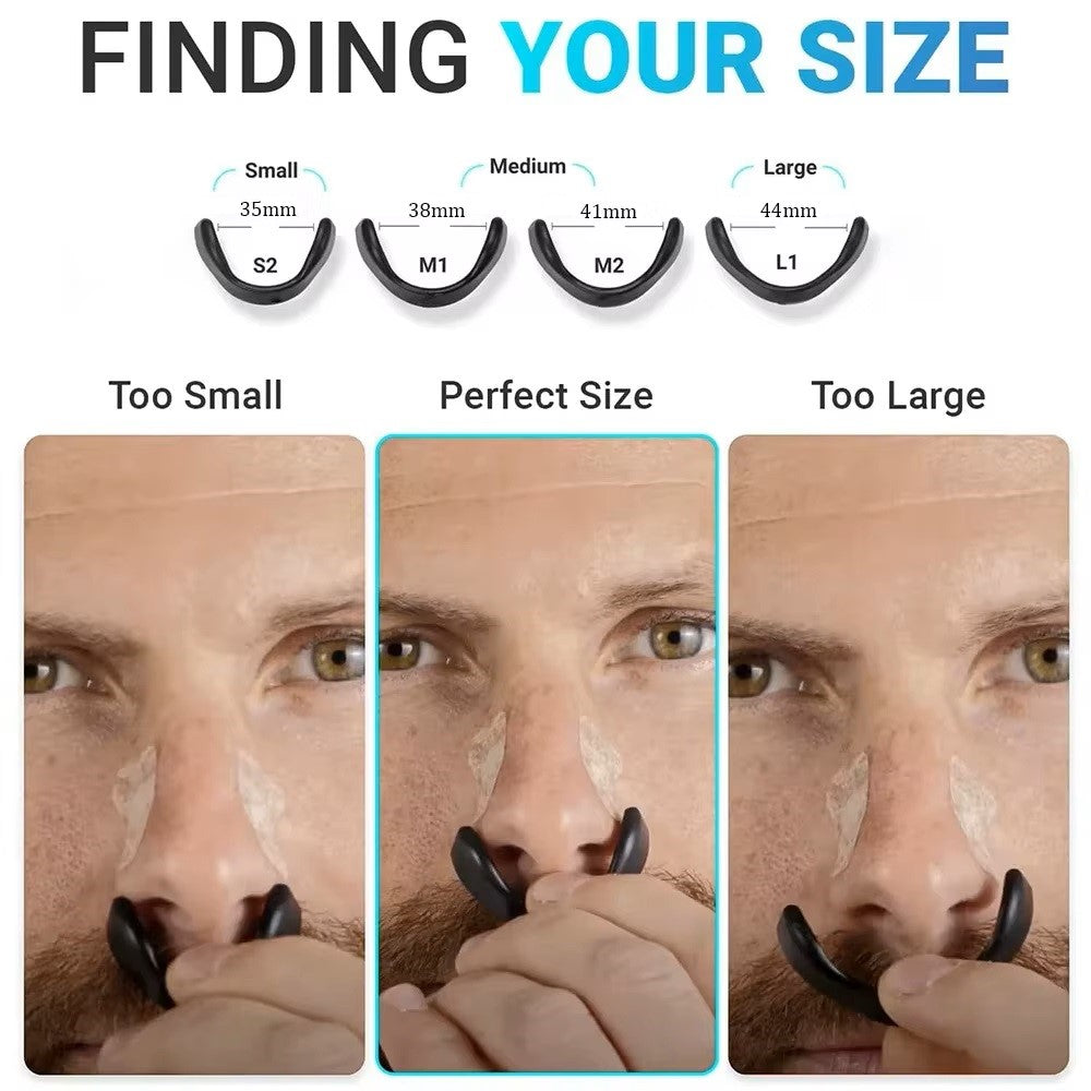 Magnetic Nasal Breathing Dilators Kits Sport Nasal Dilator Boost Oxygen Intake, Reduce Snoring, Breathing Refill Nose Clip