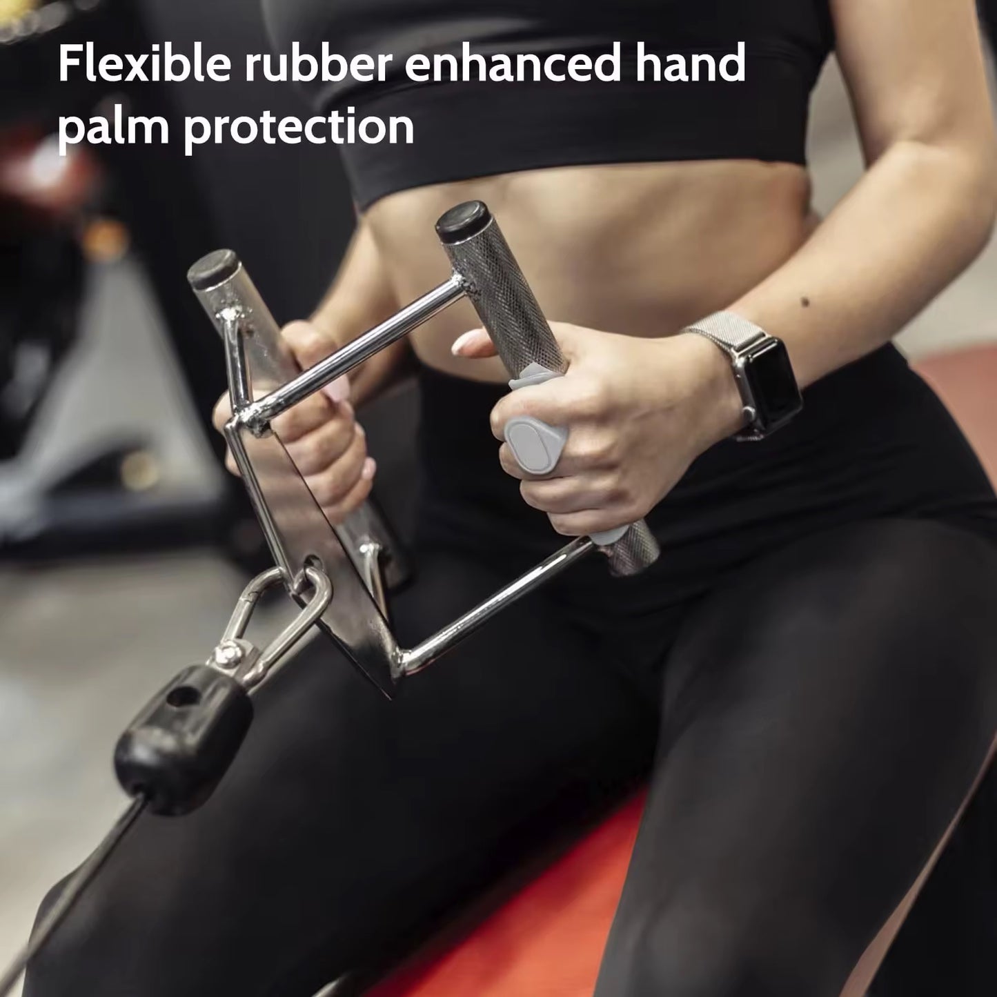 Anti-SLIP Exercise Grips/Silicone Non-Slip Fingerless Cross training Grips/Grip Strengthener