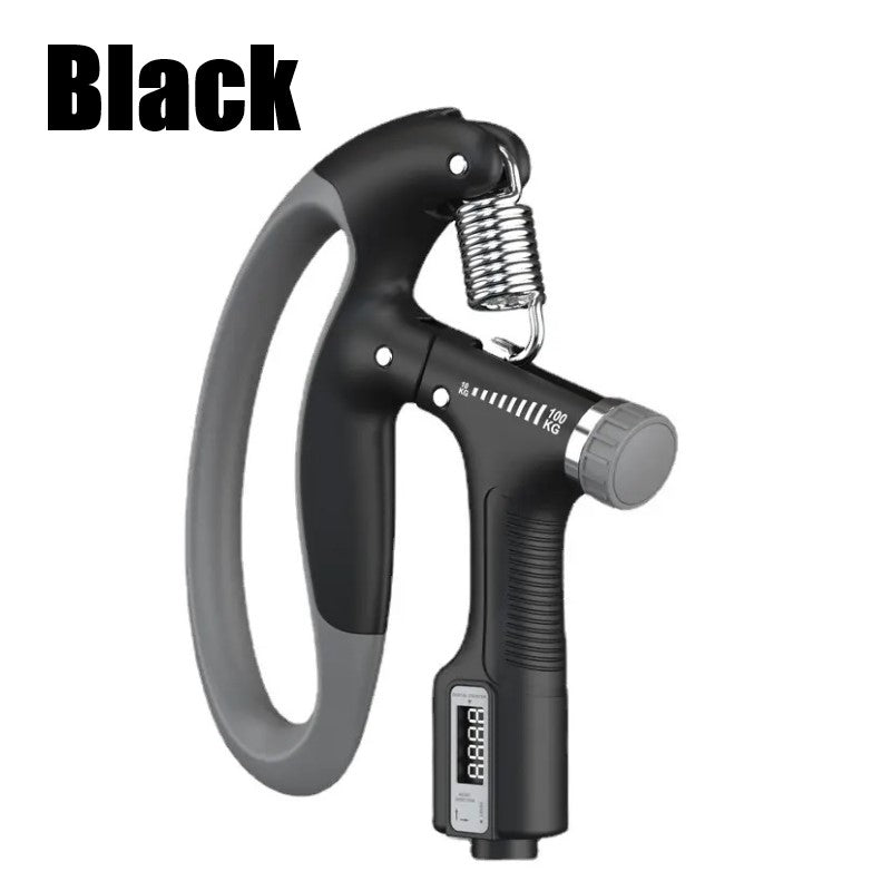 10-100kg Adjustable Hand Grip Strengthener with Counter