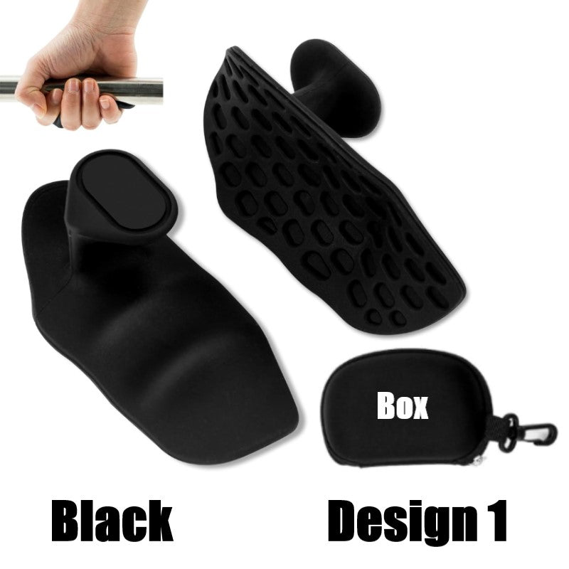 Anti-SLIP Exercise Grips/Silicone Non-Slip Fingerless Cross training Grips/Grip Strengthener