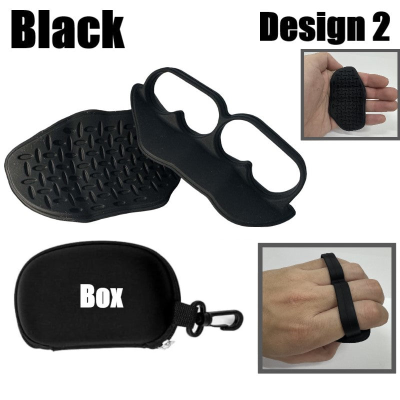 Anti-SLIP Exercise Grips/Silicone Non-Slip Fingerless Cross training Grips/Grip Strengthener