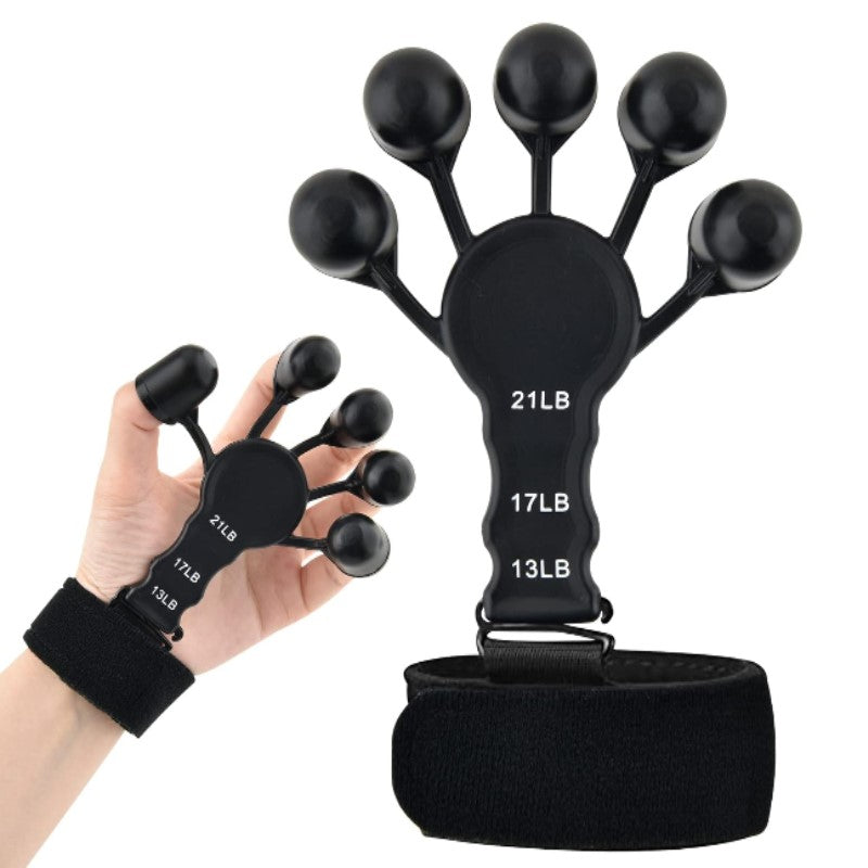 Grip Strength Trainer, Adjustable 3 Levels Finger Exerciser/ Hand Grip Strengthener