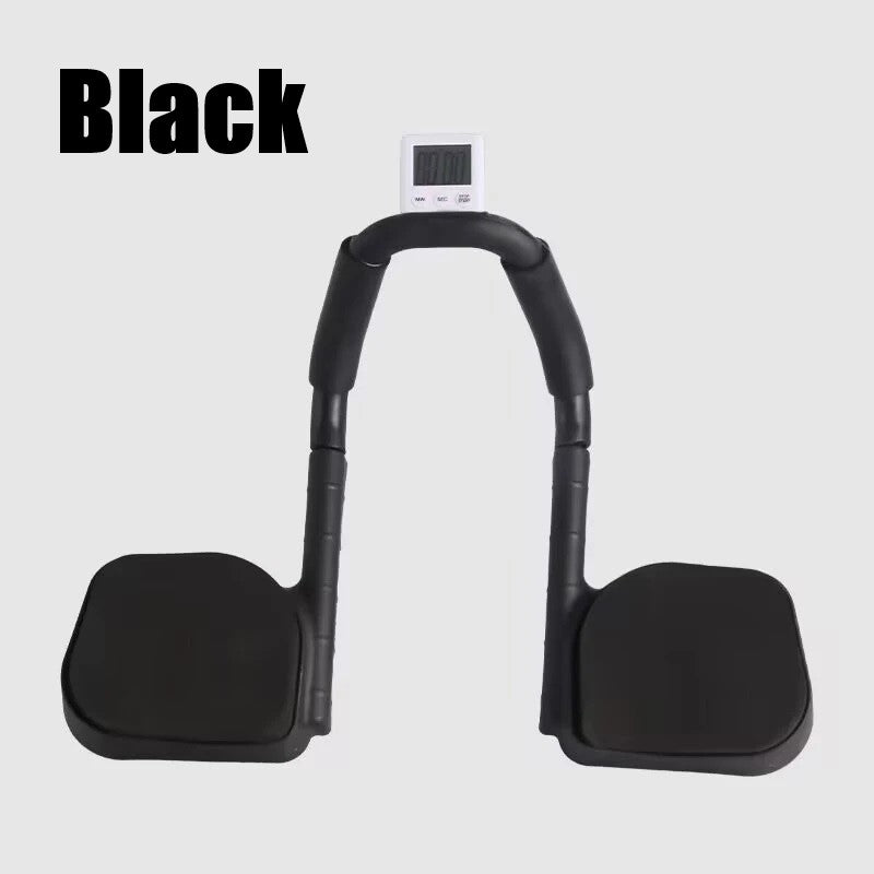 Plank Support Equipment, Multifunctional Plank core Trainer with Timer, Push-up Flat Trainer, width adjustable