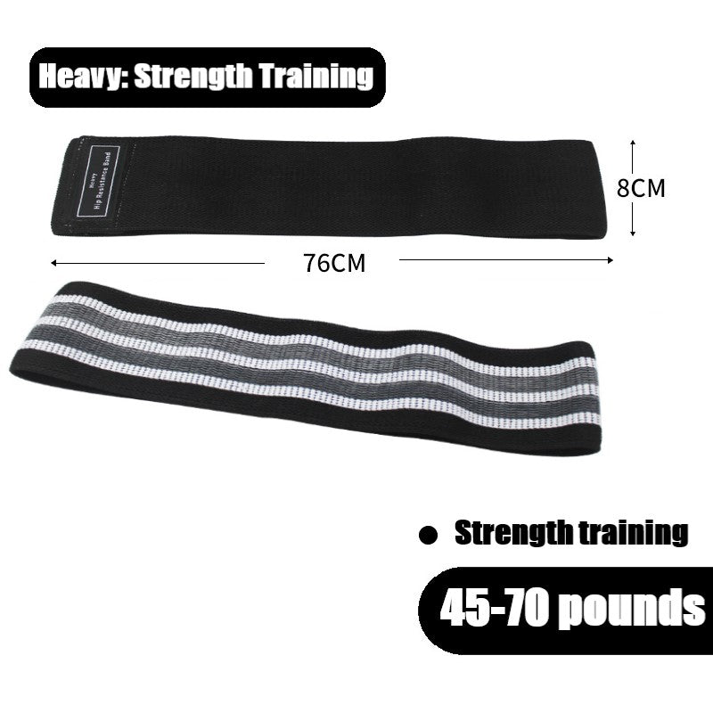 76cm circumference Fabric Elastic Hip resistance band