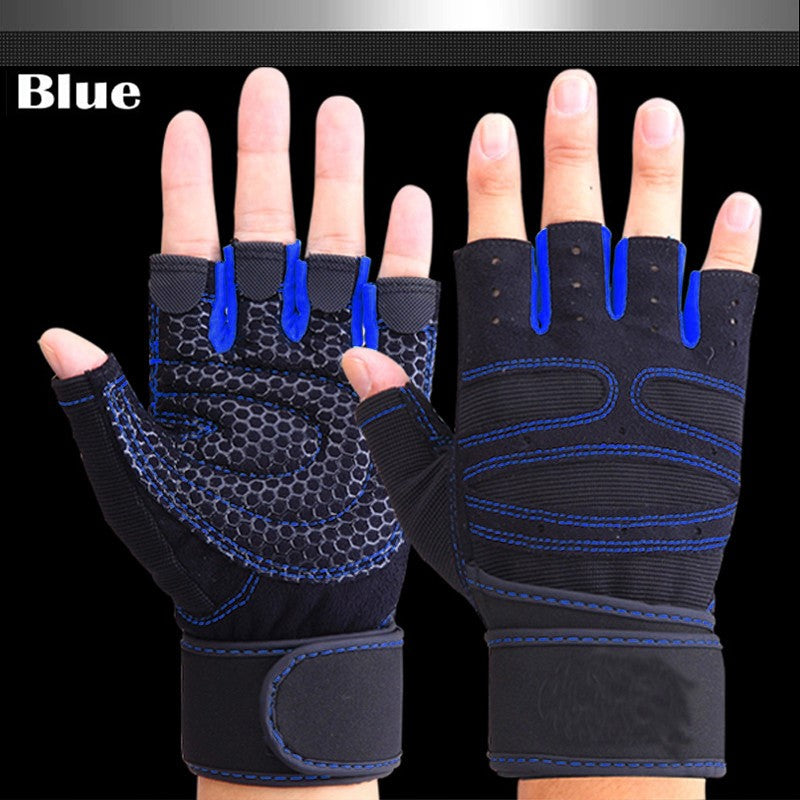 Weightlifting Hand Gloves/Sports Gloves with Wrist Wraps