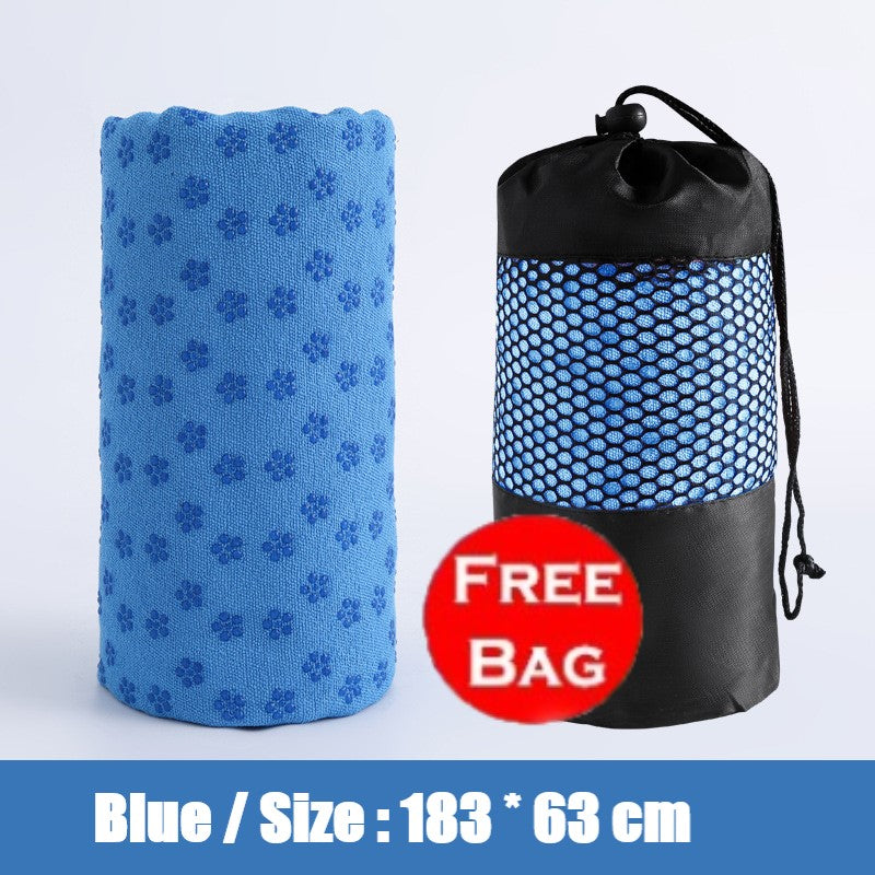 Sweat Absorbent Non-Slip Yoga Mat Towel for Pilates/Yoga and Workout Washable