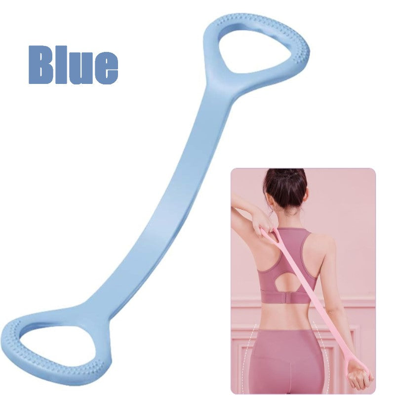 8-Figure Tension Band /Puller Female Elastic Belt/Open Shoulder Back Stretch Belt/Resistance Band with Handles/Chest Arm Shoulder Stretch Bands