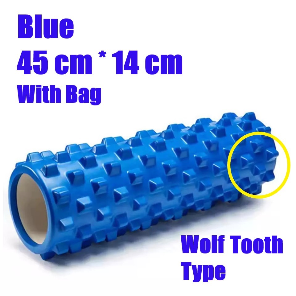 45cmx 14 cm Hollow Wolf Tooth Yoga Column / EVA Foam Roller