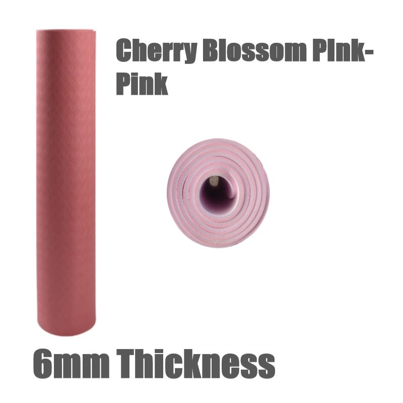 6mm Thickness ,2 colors TPE Yoga Mat