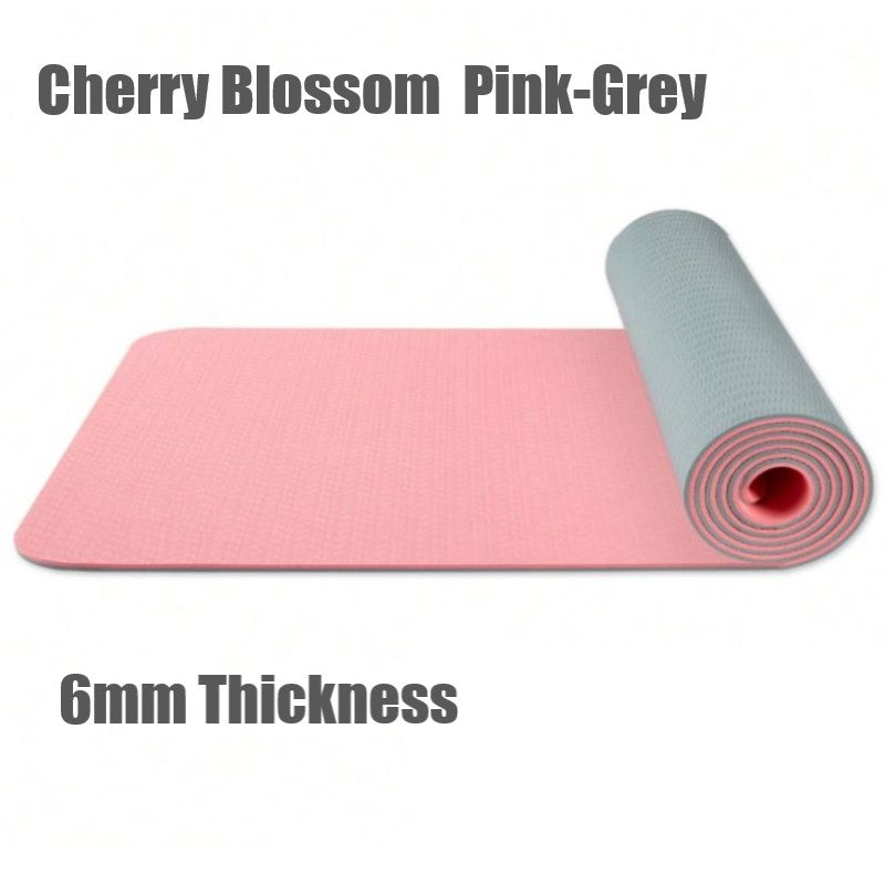 6mm Thickness ,2 colors TPE Yoga Mat