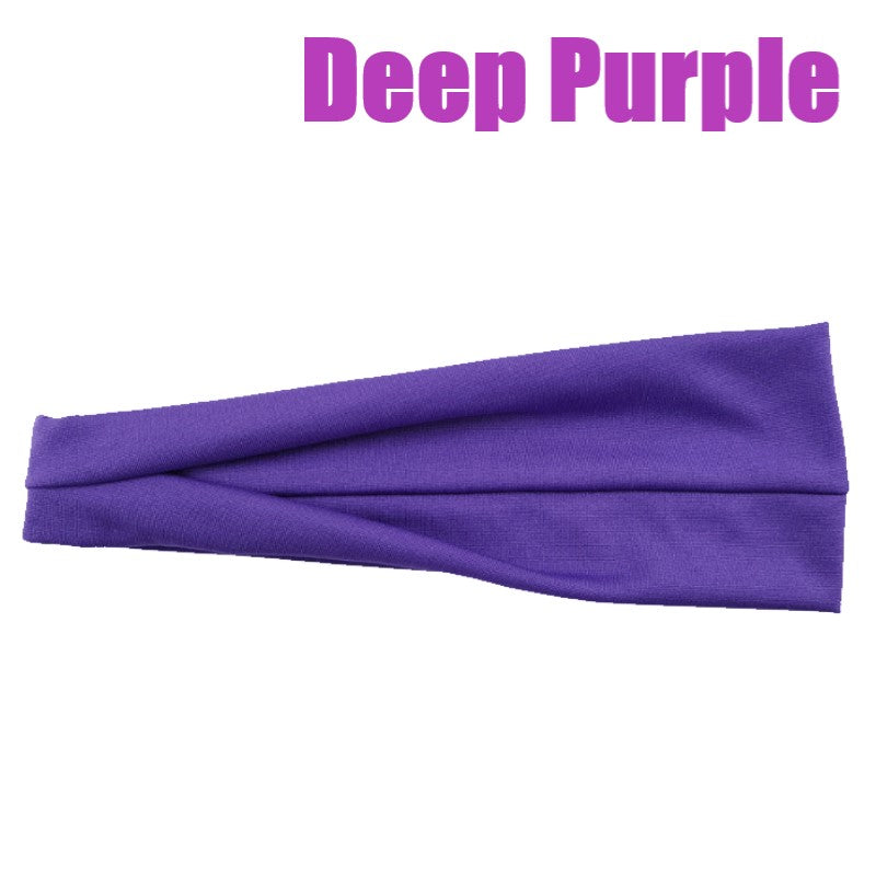 Athletic Outdoor Gym Accessories Elastic Running Hair Band Yoga Headband Sport Sweatband Fitness Bandage