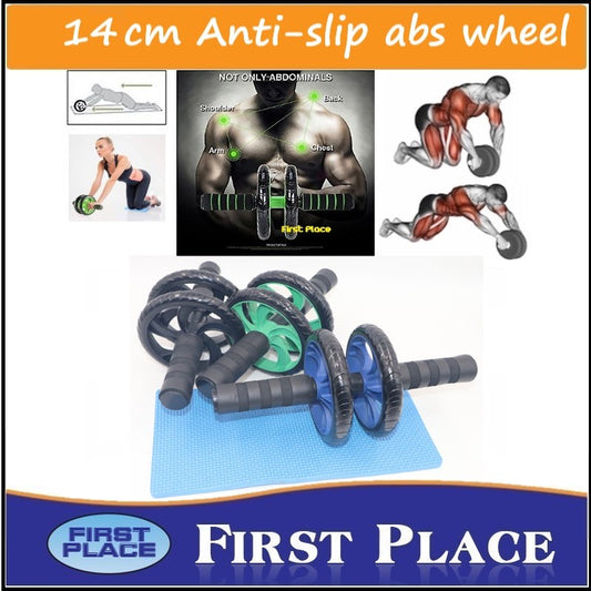 14cm double wheels/anti-slip abdominal wheel /Abs wheel