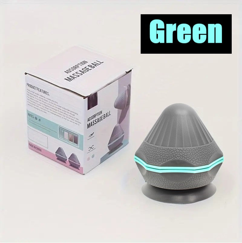 1pc Muscle Massage Ball, Back Arm And Foot Massager ,Relaxation Massage Cone Portable Muscle Release Massager with suction cup
