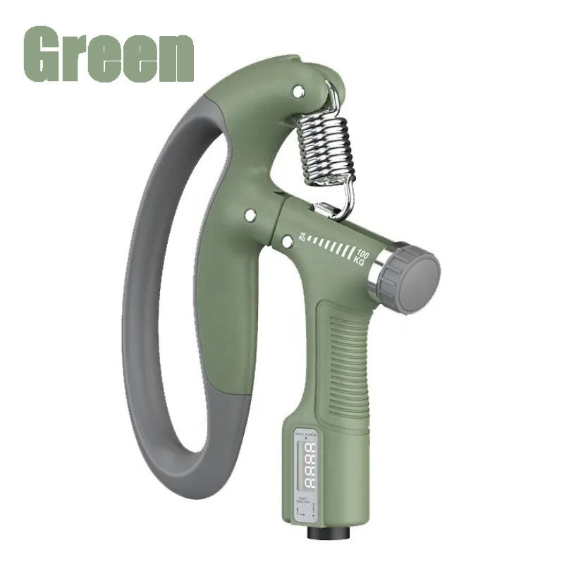 10-100kg Adjustable Hand Grip Strengthener with Counter