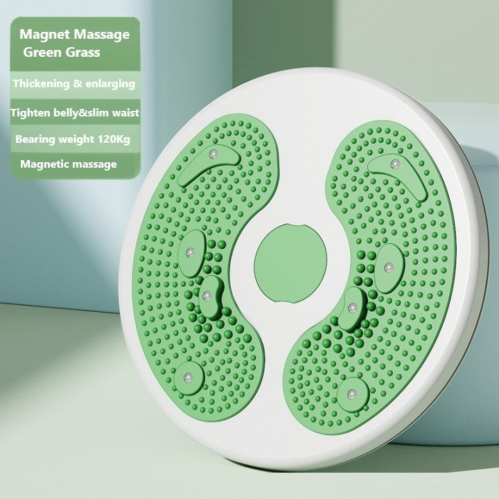 3D Massage Disc For Women's Abdominal Exercise With Magnetic Therapy, Waist-Twisting/Twisting Disk Magnetic Therapy Fitness Equipment Magnet Massage Waist Plate Fitness Equipment