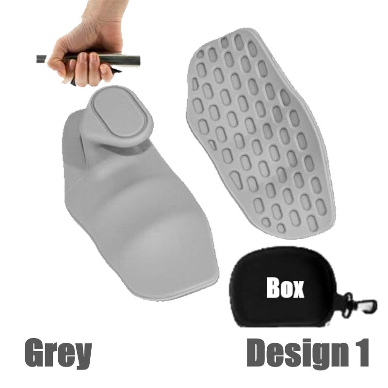 Anti-SLIP Exercise Grips/Silicone Non-Slip Fingerless Cross training Grips/Grip Strengthener
