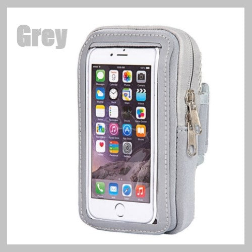 Armband phone case with touchable transparent screen for Workout Running Gym Fitness, Running Bag