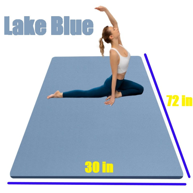 8mm Thickness ,1 color TPE Yoga Mat Wide Width