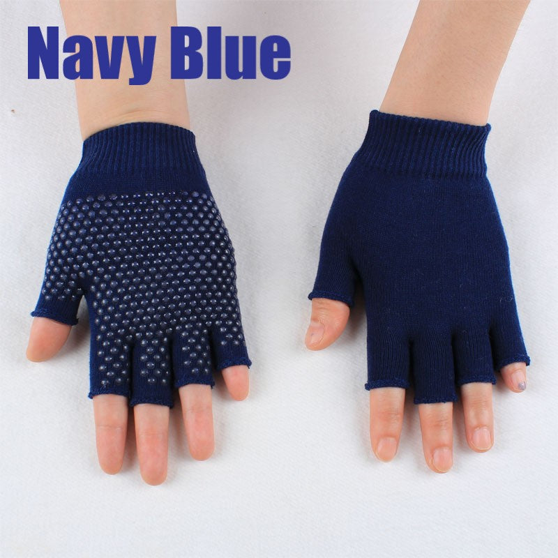 Non Slip Yoga gloves for Women, Toeless Anti-skid Pilates, Barre, Ballet, Bikram Workout gloves