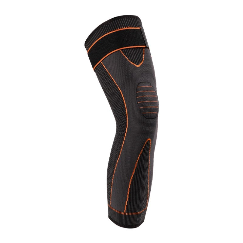 1 pc Full Leg Sleeves Long Compression Leg Sleeve Knee Sleeves with Belt
