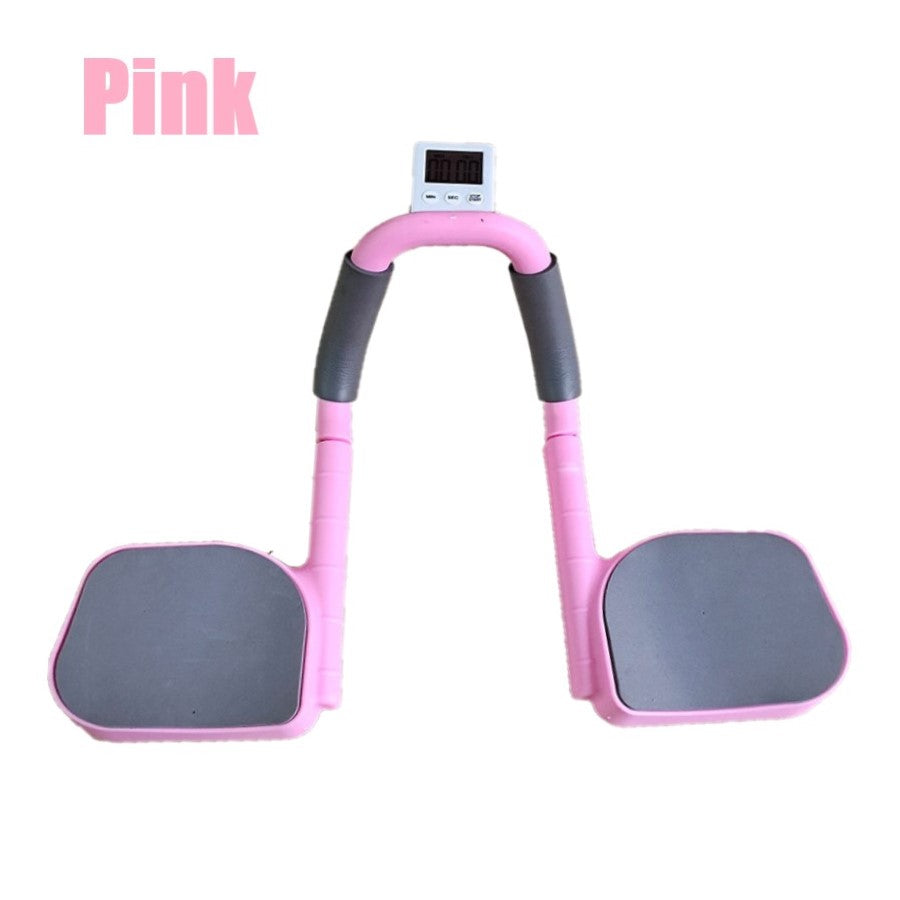 Plank Support Equipment, Multifunctional Plank core Trainer with Timer, Push-up Flat Trainer, width adjustable