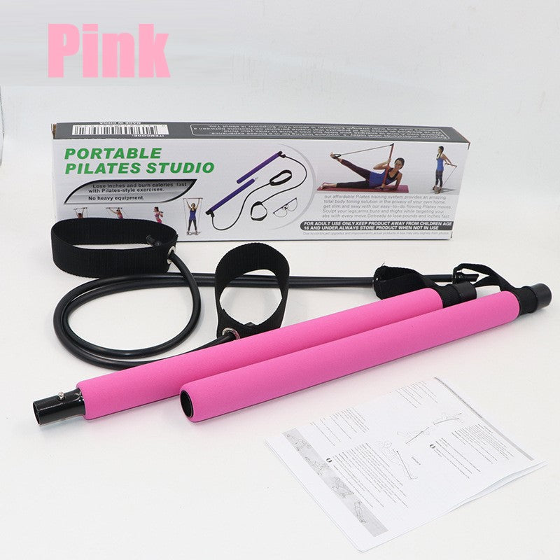 Pilates Fitness Bar with Resistance Band