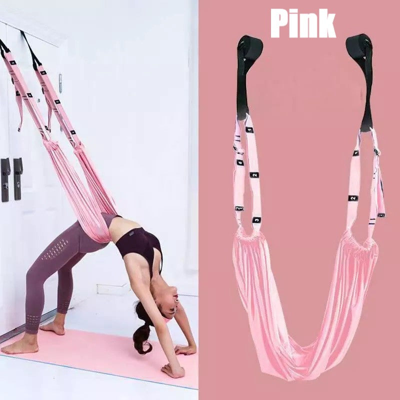 Aerial Yoga Handstand Yoga Rope Wall Hammock/ Swing Handstand Anti Gravity Strap Fitness Stretching Band/Home Lower Back Auxiliary Training Band