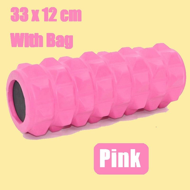 33cmx 12 cm Solid Wolf Tooth Yoga Column / EVA Foam Roller